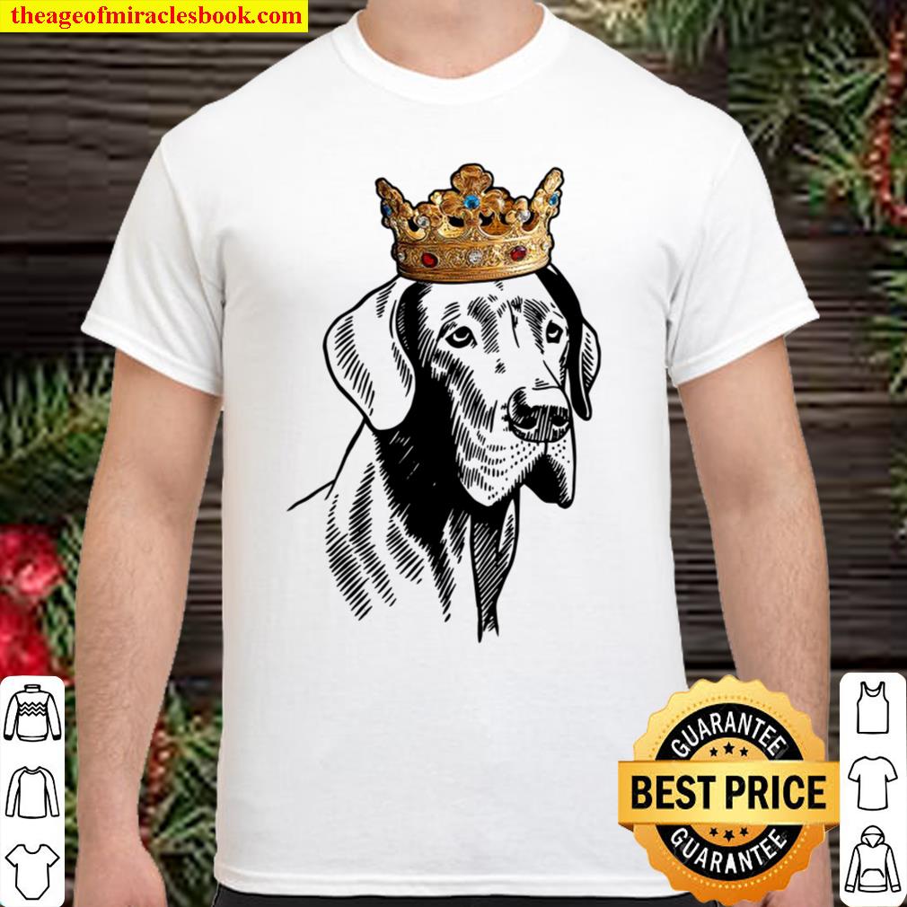 Great Dane Dog Wearing Crown limited Shirt, Hoodie, Long Sleeved, SweatShirt
