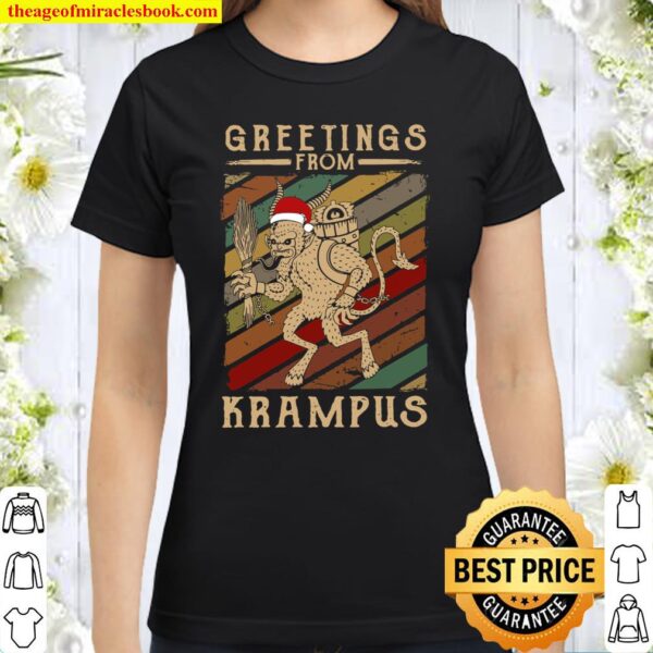 Greetings from Krampus Classic Women T-Shirt