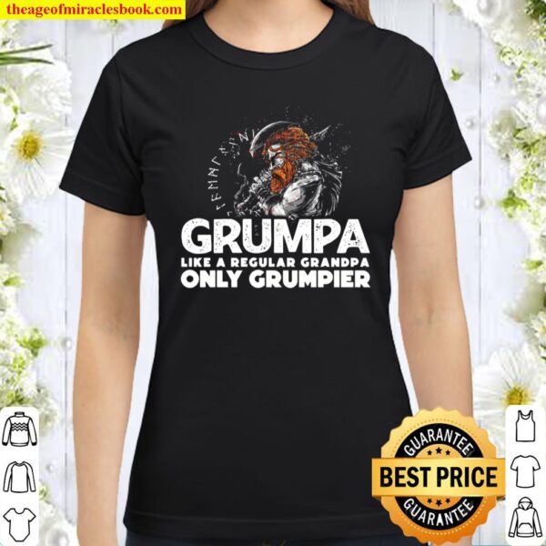 Grumpa Like A Regular Grandpa Only Grumpier Classic Women T-Shirt