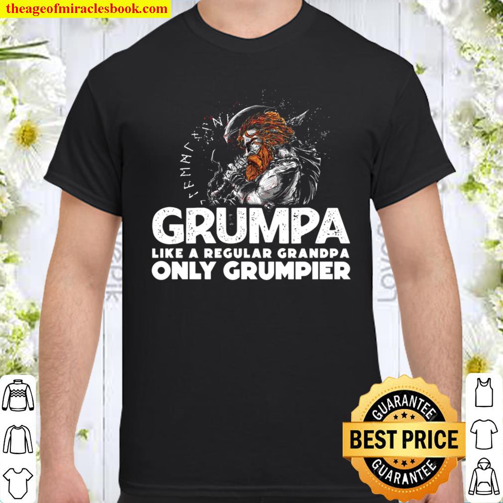 Grumpa Like A Regular Grandpa Only Grumpier Shirt, hoodie, tank top, sweater