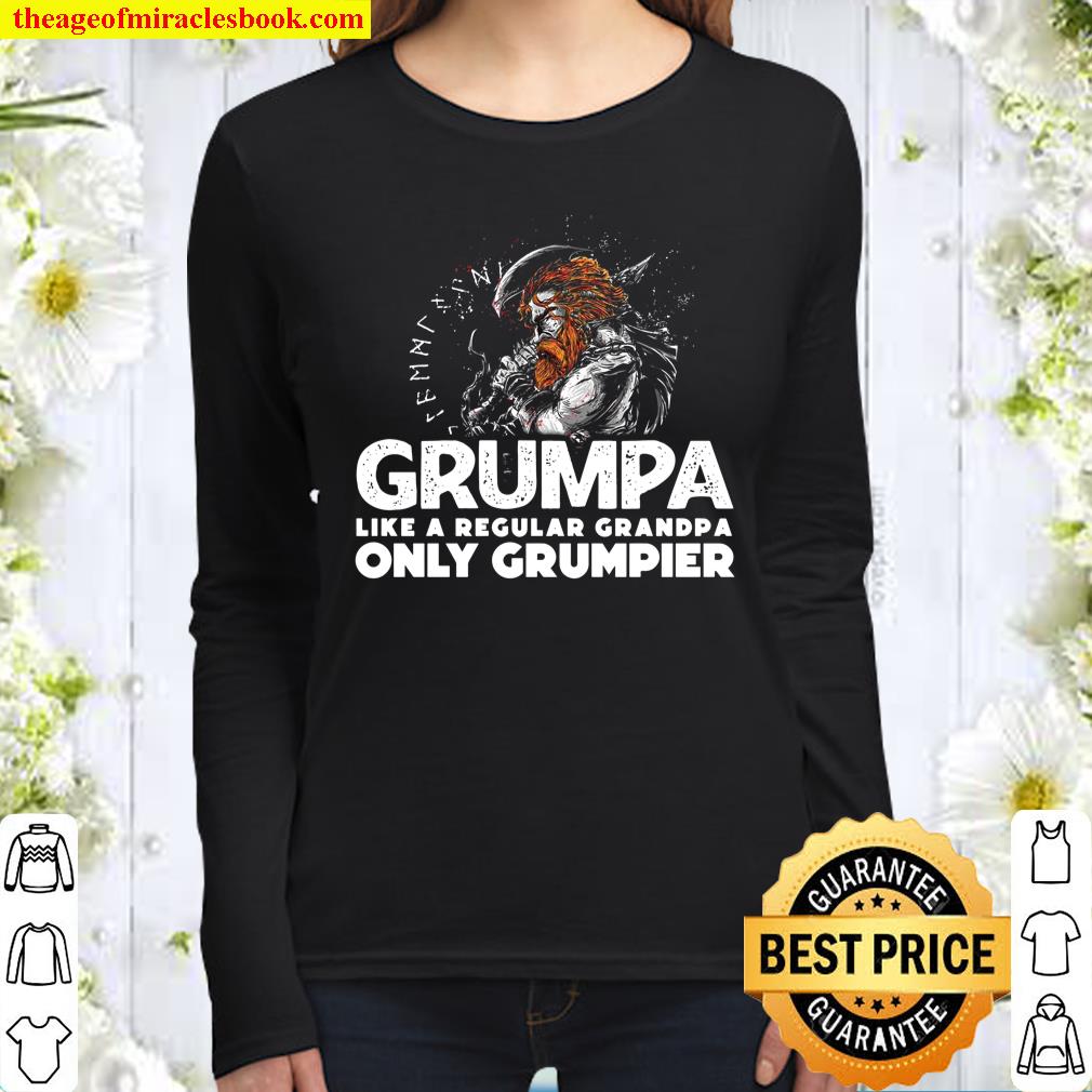 Grumpa Like A Regular Grandpa Only Grumpier Women Long Sleeved