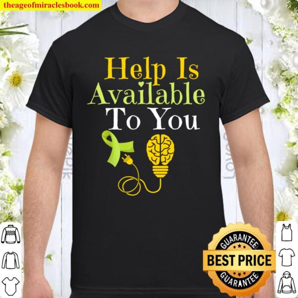 Help Mental Health Support Awareness Girls Boys Shirt