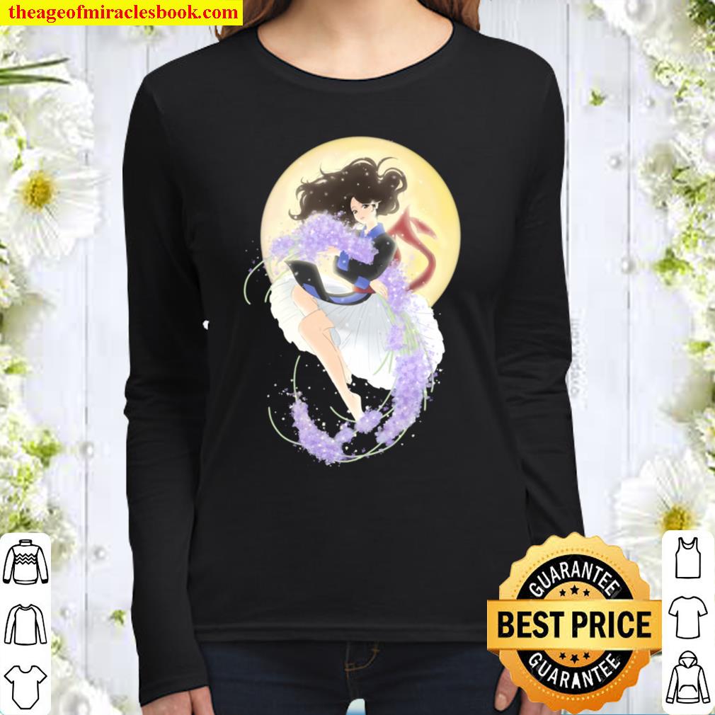 Hmong Girl And Flowers Women Long Sleeved