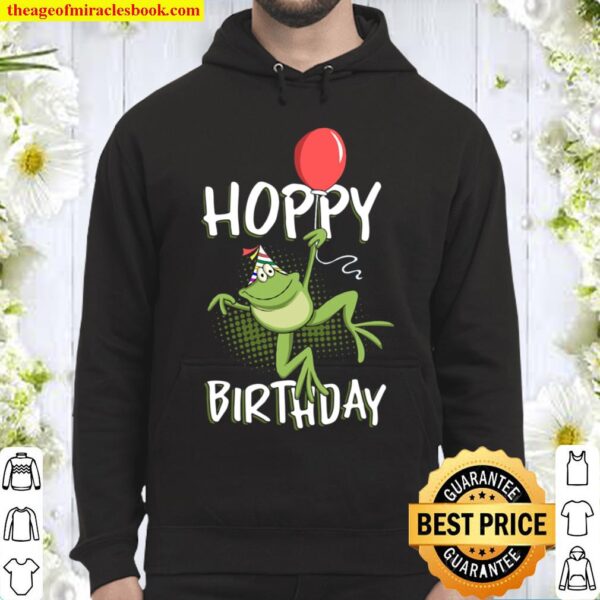 Hoppy Frog Day Frogs Birthday Party Theme Celebration Hoodie