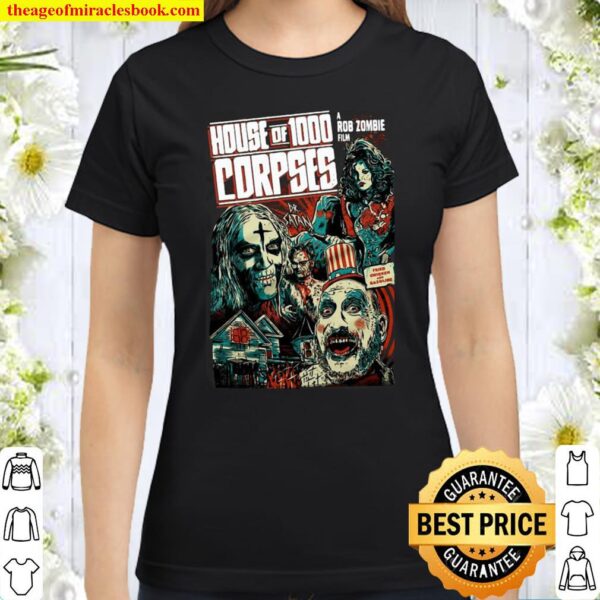 House Of 1000 Corpses Fried Chicken and Gasoline Classic Women T-Shirt