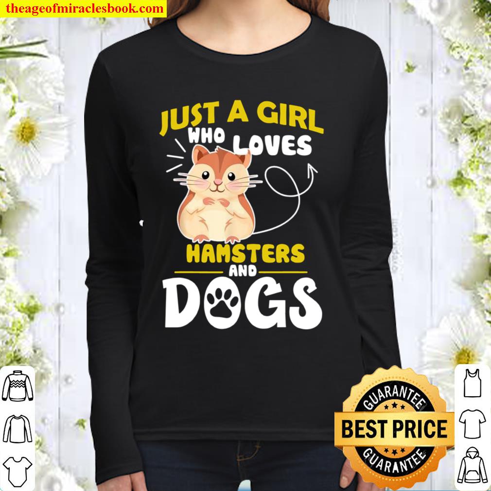Just A Girl Who Loves Hamsters And Dogs Women Long Sleeved