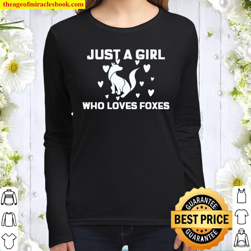 Just a girl who loves foxes Women Long Sleeved
