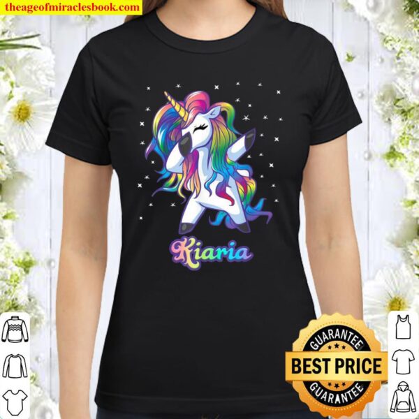 KIARIA Unicorns For Girls Birthday Classic Women T-Shirt
