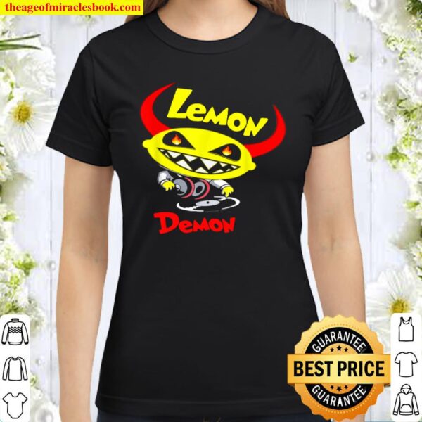 Lemon Demon Dj Classic Women T-Shirt
