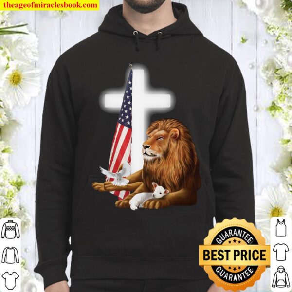 Lion And Flag Hoodie