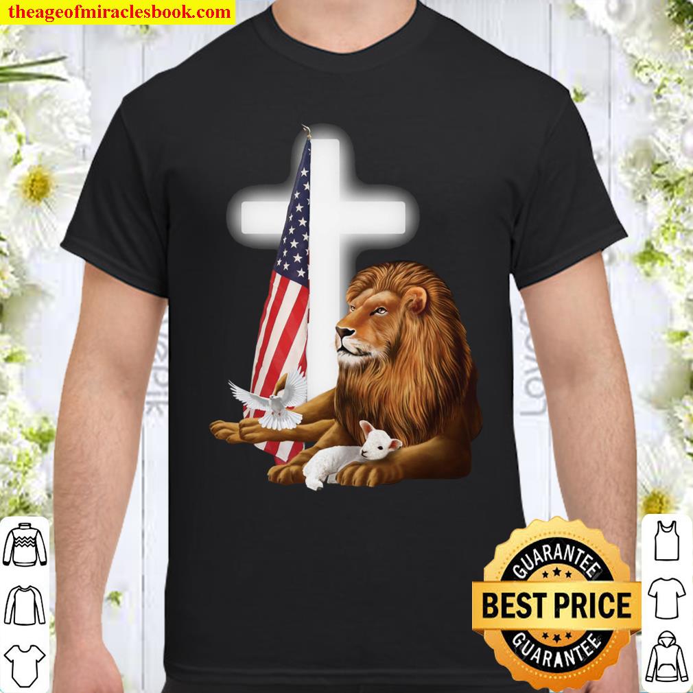 Lion And Flag Shirt, hoodie, tank top, sweater