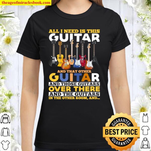 Loving Guitar Store Classic Women T-Shirt