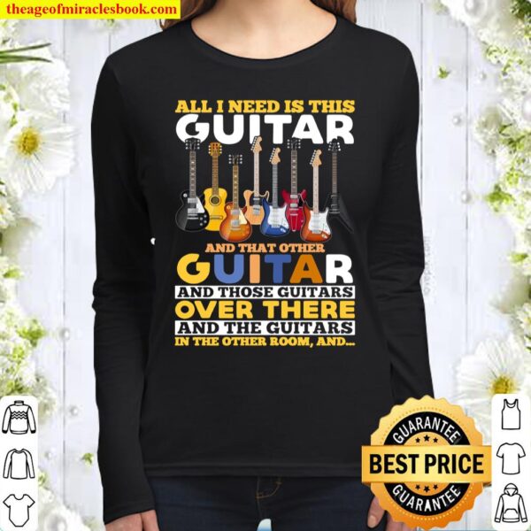 Loving Guitar Store Women Long Sleeved
