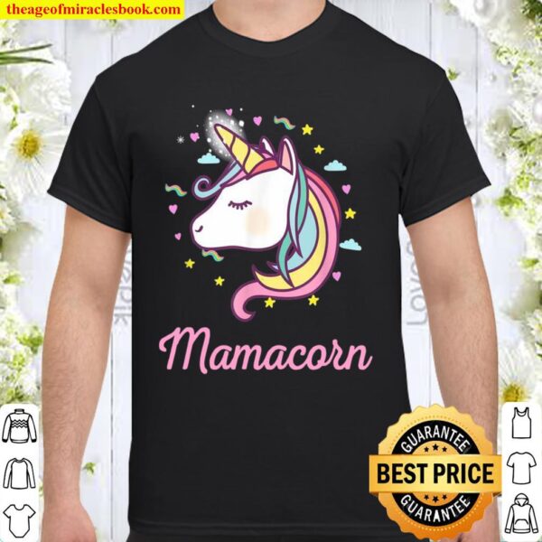 Mamacorn Unicorn Mommy and Baby Mother’s day Present Shirt