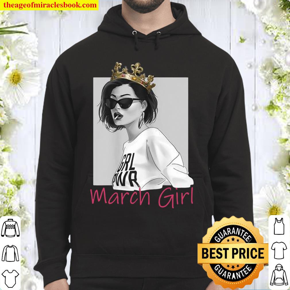 march girl hoodie