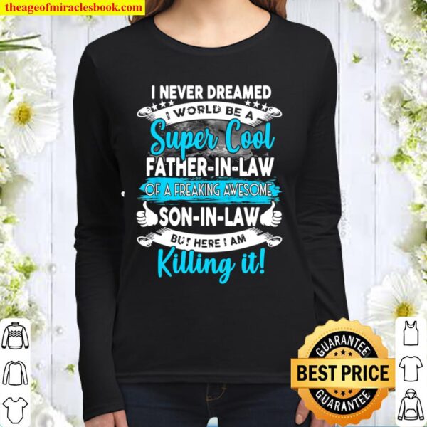 Mens Father in Law, from Son in Law Fathers Day Women Long Sleeved