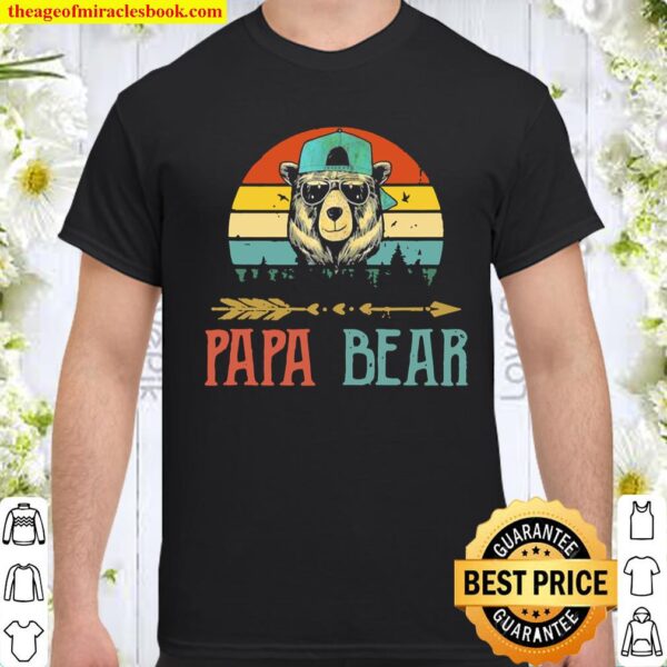 Mens Papa Bear Fathers Day Shirt