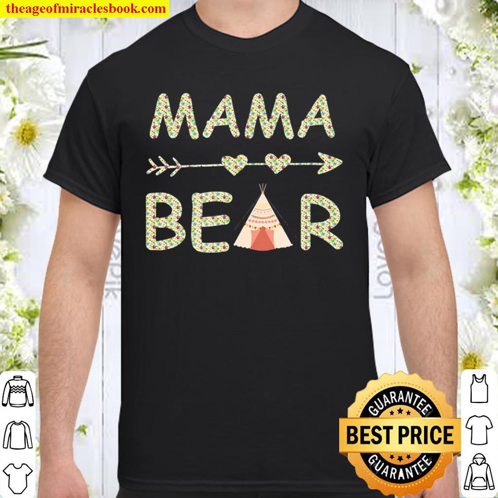 Mother’s Day Floral Mama Bear Shirt Gift Women Kids 2021 Shirt, Hoodie, Long Sleeved, SweatShirt