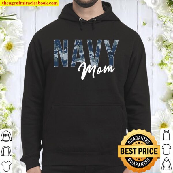 Navy Mom Hoodie