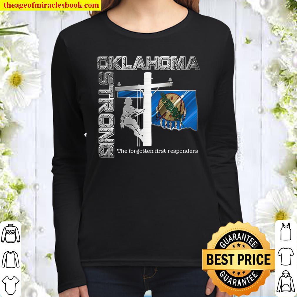 Oklahoma Strong The Forgotten First Responders Women Long Sleeved