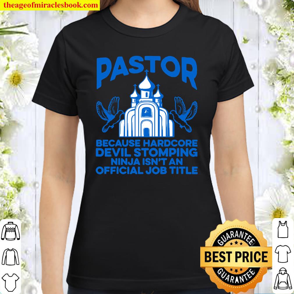 Pastor Design Christian Church With Dove Classic Women T-Shirt