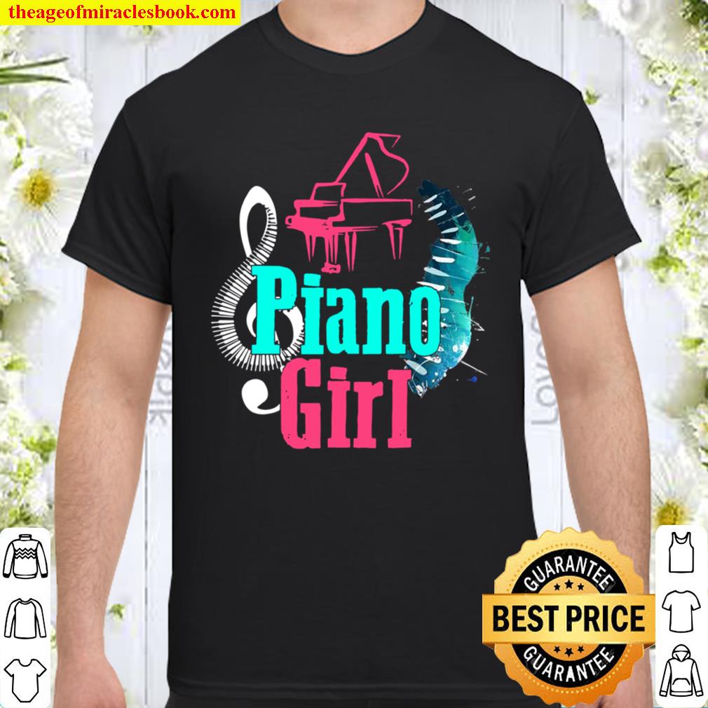 Piano Girl Pianist Music Notes Shirt, hoodie, tank top, sweater