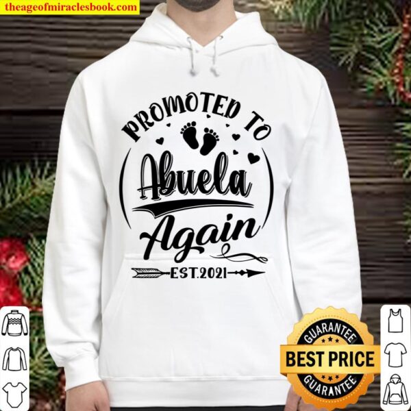 Promoted To Abuela Again EST 2021 Mother’s Day Hoodie