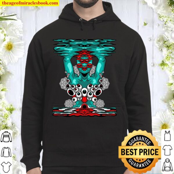 Psychedelic Abstract Nude Art Lsd Hippie Trippy Gift Idea Hoodie