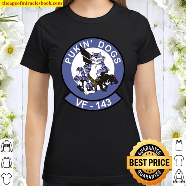 Pukin Dogs Vf-143 Hornet Squadron Classic Women T-Shirt