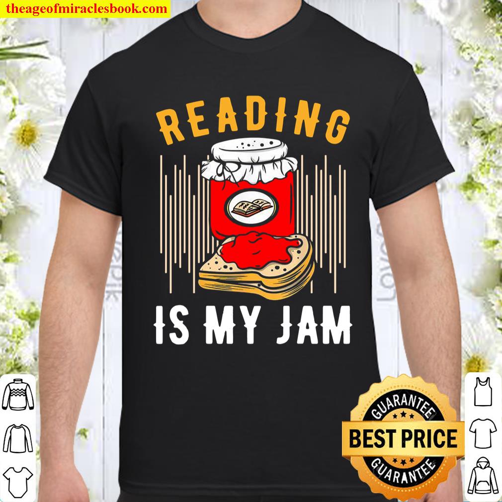 Reading Is My Jam Reading School Library Bookmark Spread Shirt