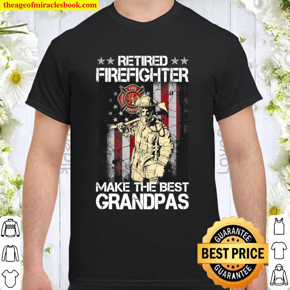 Retired Firefighter Grandpa Fireman Retirement limited Shirt, Hoodie, Long Sleeved, SweatShirt