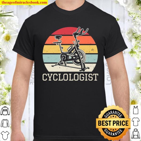 Retro Fitness Bike Home Gym Cardio Glider I Cyclologist Shirt