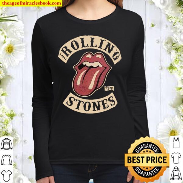 Rolling 1978 Stones Women Long Sleeved