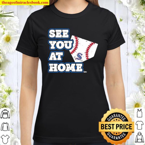 S sports logo Home plate Classic Women T-Shirt