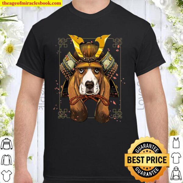Samurai Basset Hound Dog Warrior Samurais Shirt