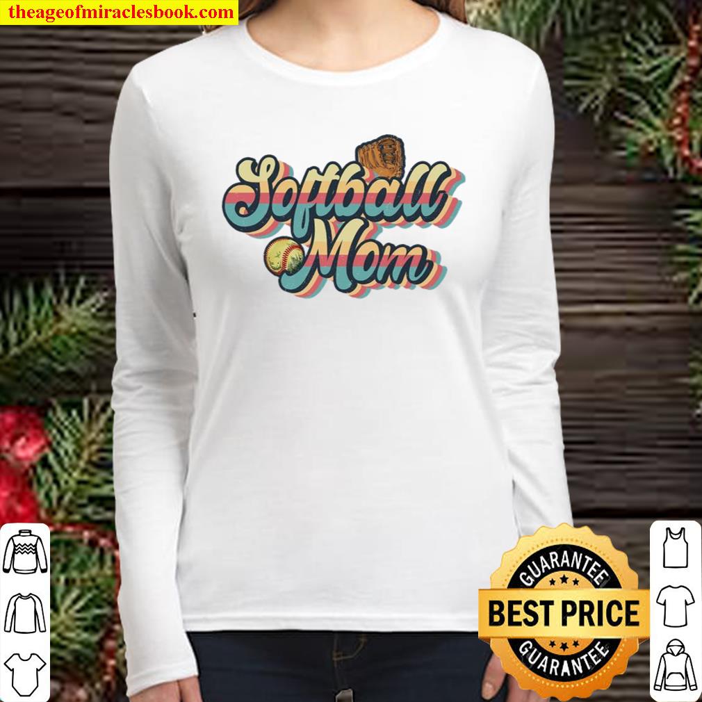 Softball Mom Women Long Sleeved