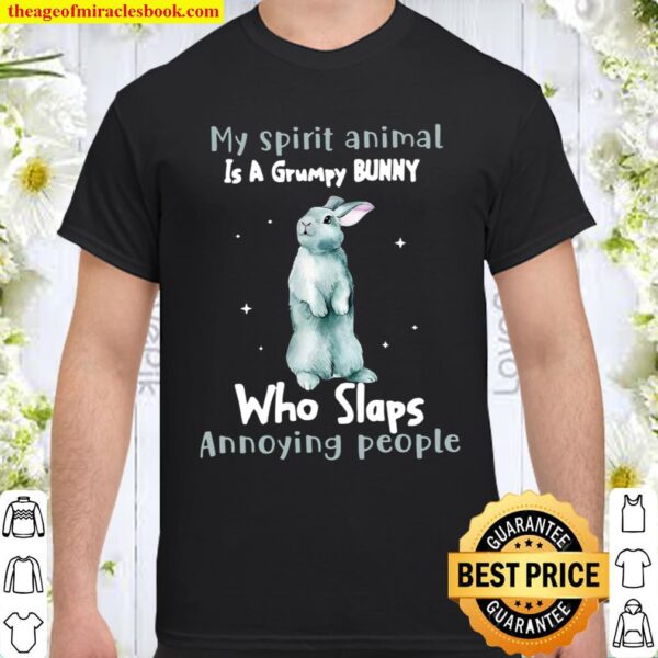 Spirit Animal, My Spirit Animal is a Grumpy Bunny, Bunny Shirt