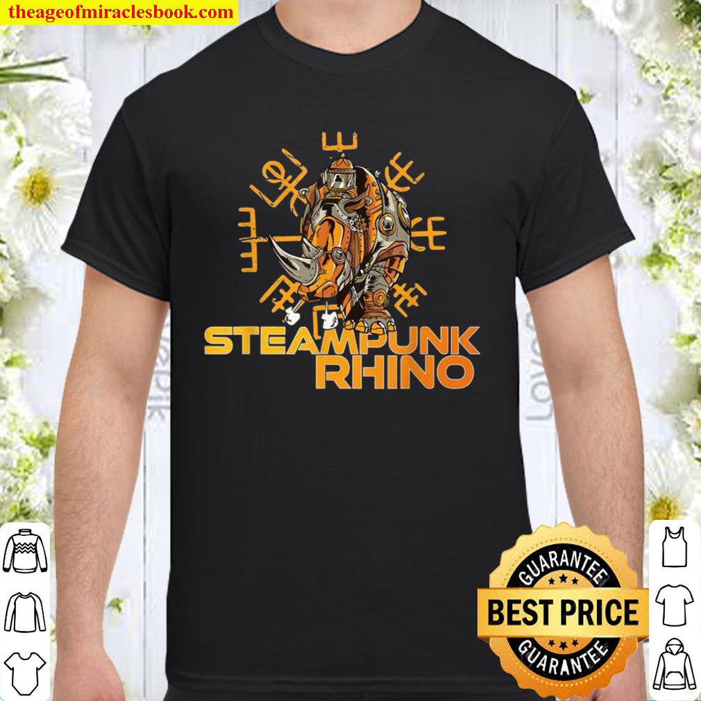 Steampunk Nashorn Rhino Punk Robot Gothic Shirt