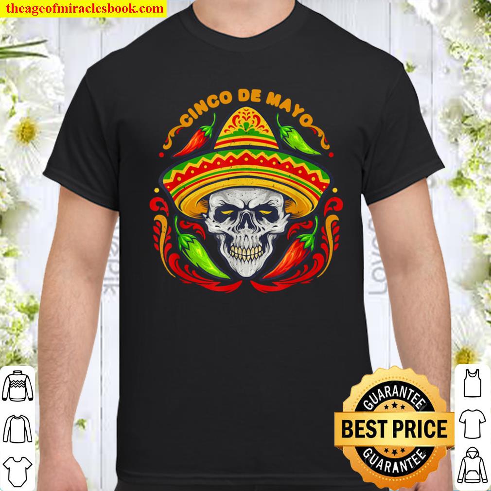 Sugar Skull Cinco de Mayo Shirt, hoodie, tank top, sweater