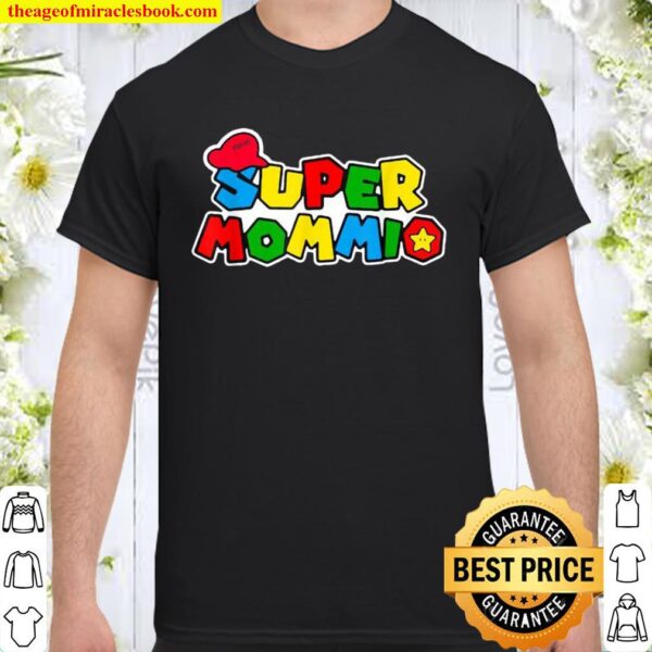 SuperMommio Mom, Mommy, Mother Video Games Shirt