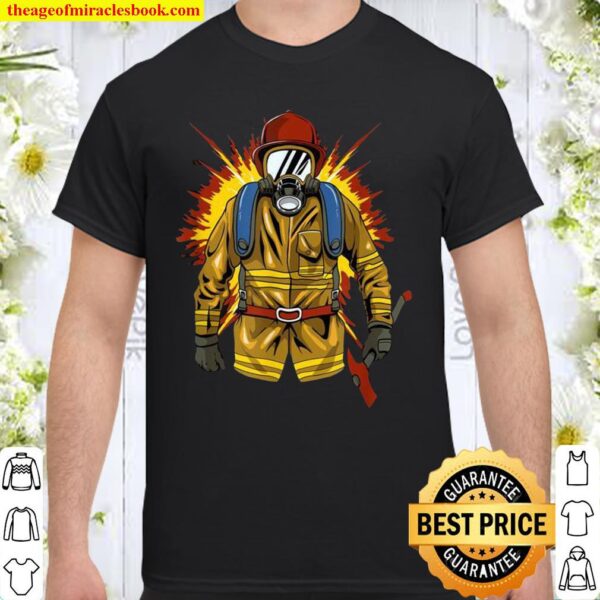 TShirt with Fireman Design Shirt