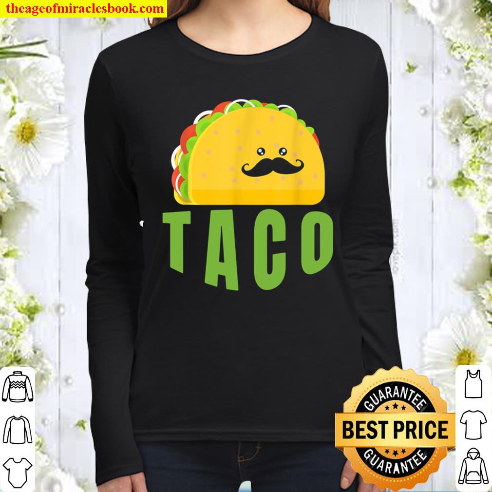 Taco, Illustrated Women Long Sleeved
