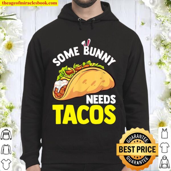 Tacos Easter Easter Bunny Taco Pun Hoodie