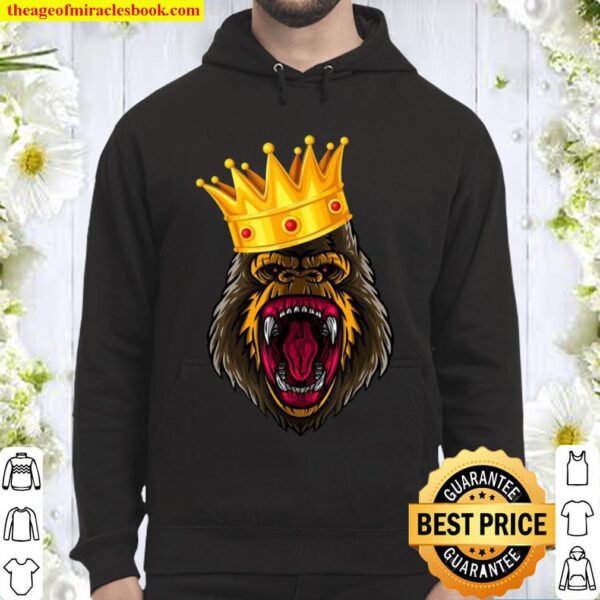 Team Kong Bow To No One True King of Monsters crown Hoodie