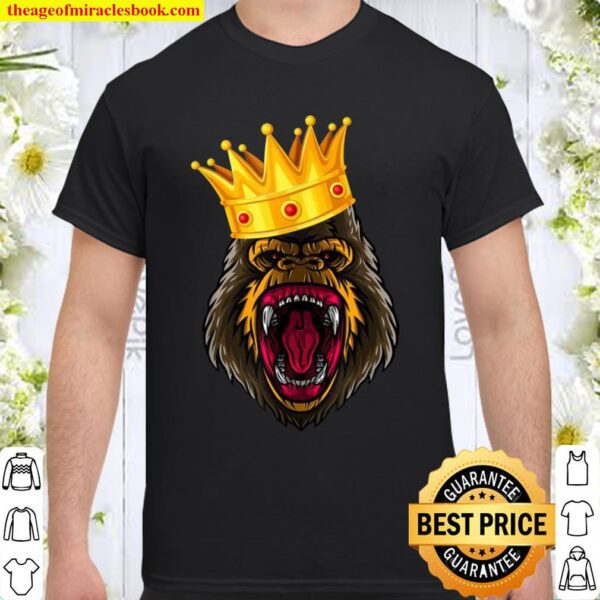 Team Kong Bow To No One True King of Monsters crown Shirt