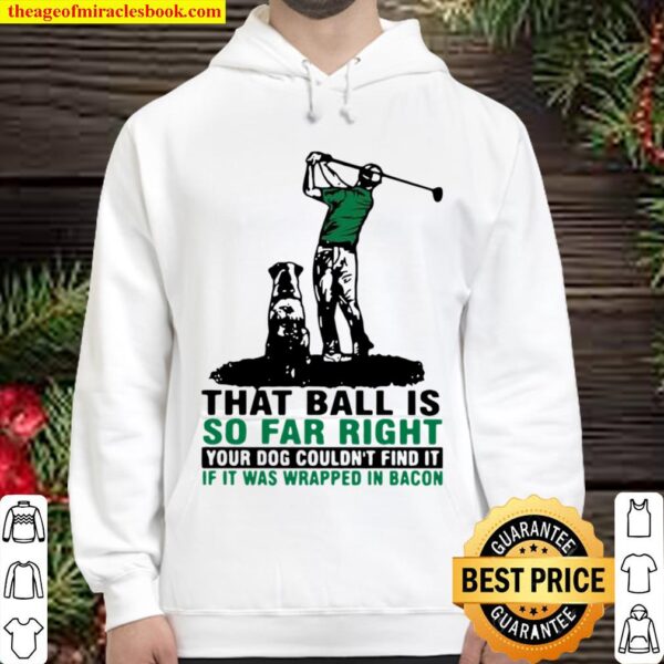 That Ball Is So Far Right Your Dog Couldn’t Find It If It Was Wrapped Hoodie