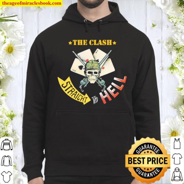 The Clash Straight To Hell Skull Poker Hoodie