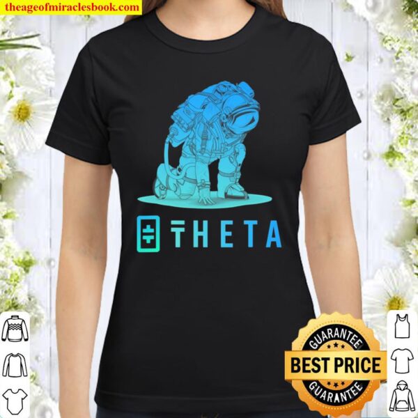 Theta Crypto Coin Cryptocurrency Classic Women T-Shirt