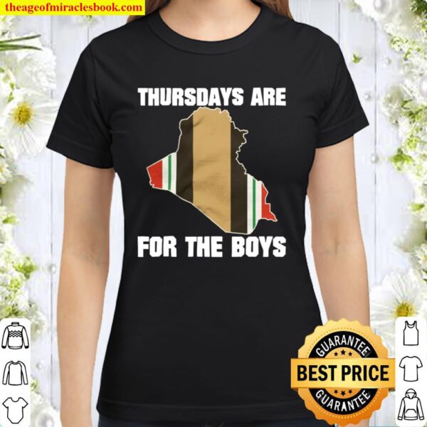 Thursdays Are For The Boys Classic Women T-Shirt