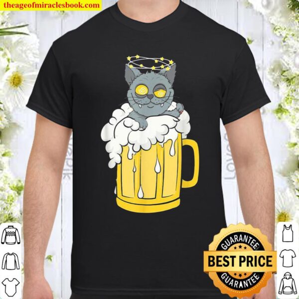 Tu Cat Beer Drinking Party Costume Dog Shirt